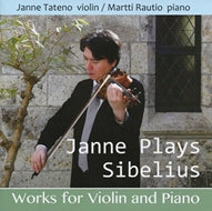 Janne Tateno & Martti Rautio - Janne Plays Sibelius - Japan CD
