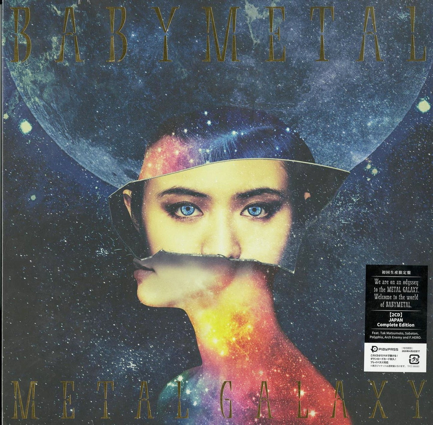 Babymetal - Metal Galaxy (Moon Ver.) - Japan 2 12inch Size Jacket CD Limited Edition