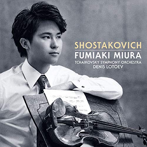 Fumiaki Miura & Tchaikovsky Symphony Orchestra - Shostakovich: Violin Concerto No. 1 - Japan CD
