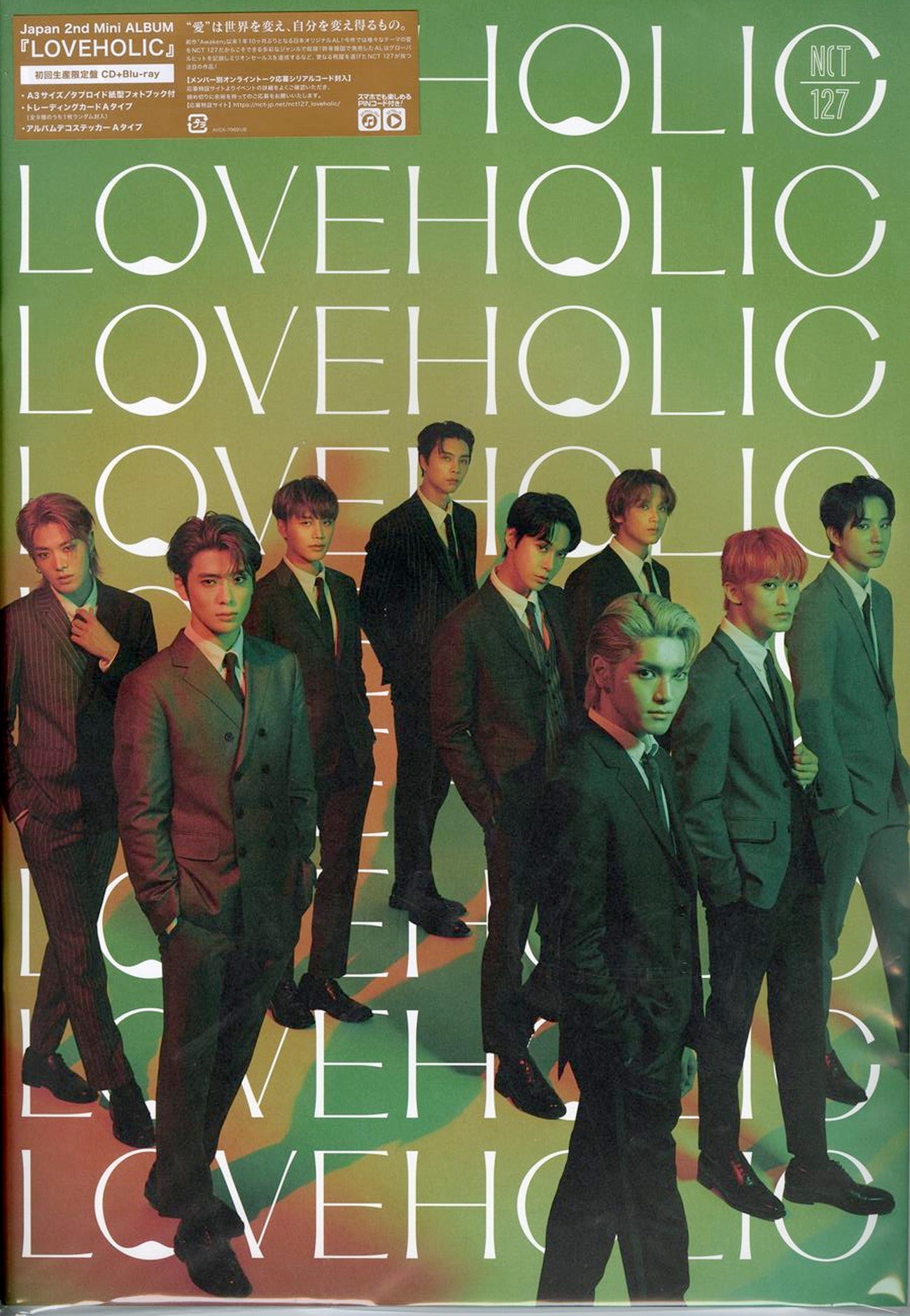 Nct 127 - Loveholic - Japan CD+Blu-ray+Book Limited Edition