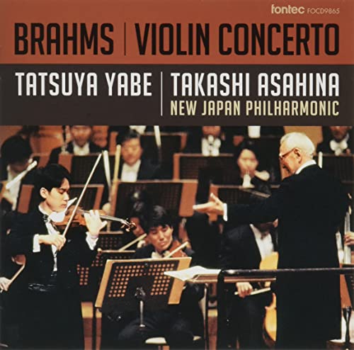 Violin Concerto : Tatsuya Yabe(Vn)Takashi Asahina / New Japan Philharmonic (1996)‐Brahms (1833-1897) - Japan SACD Hybrid