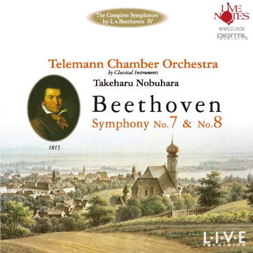 Symphonies Nos, 7, 8, : Takeharu Nobuhara / Telemann Chamber Orchestra‐Beethoven (1770-1827) - Japan CD