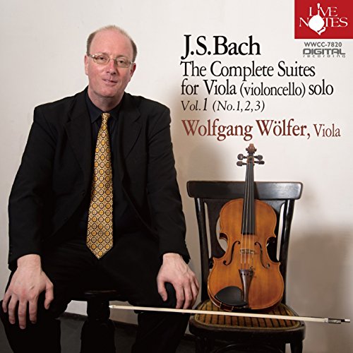 Wolfgang Wolfer - J.S.Bach: (Viola) Cello Suites Vol.1 Dai 1 Ban Dai 3 Ban - Japan CD