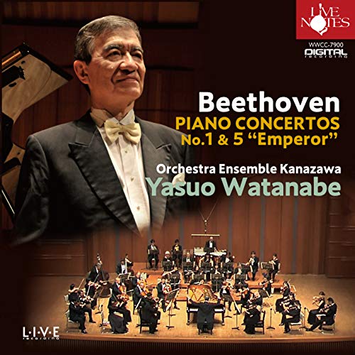 Yasuo Watanabe - Beethoven: Piano Concertos No.1 & 5 Emperor - Japan CD