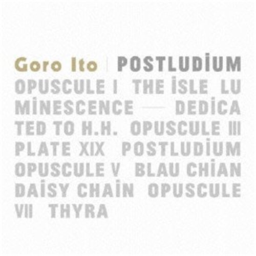 Goro Ito - Postludium - Japan CD