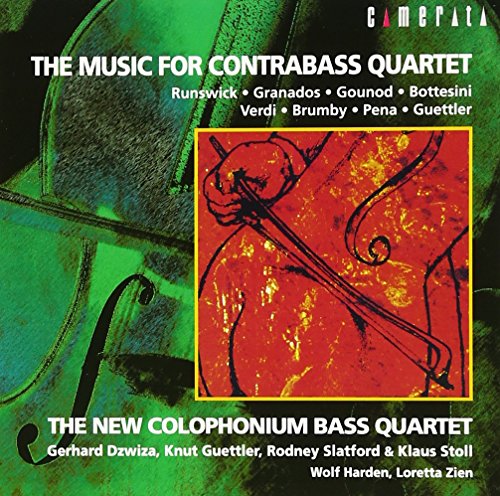 New Colophonium Bassquart Music For Contrabass Quartet - Japan CD