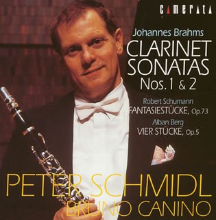 Peter Schmidl - Brahms, Schumann & Berg: Clarinet Sonatas Nos. 1 & 2 - Japan CD
