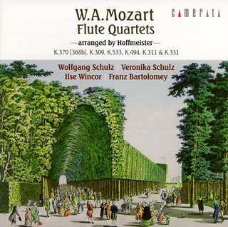 Wolfgang Schulze/Franz Bartholomei - Mozart, Flute Quartets Arranged By Franz Anton Hoffmeister - Japan 2 CD