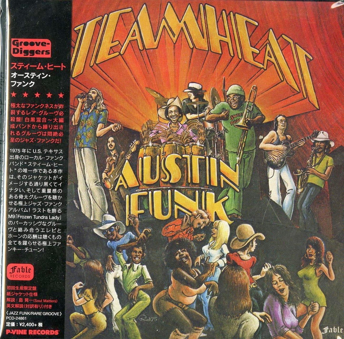Steamheat - Austin Funk - Japan Mini LP CD Limited Edition