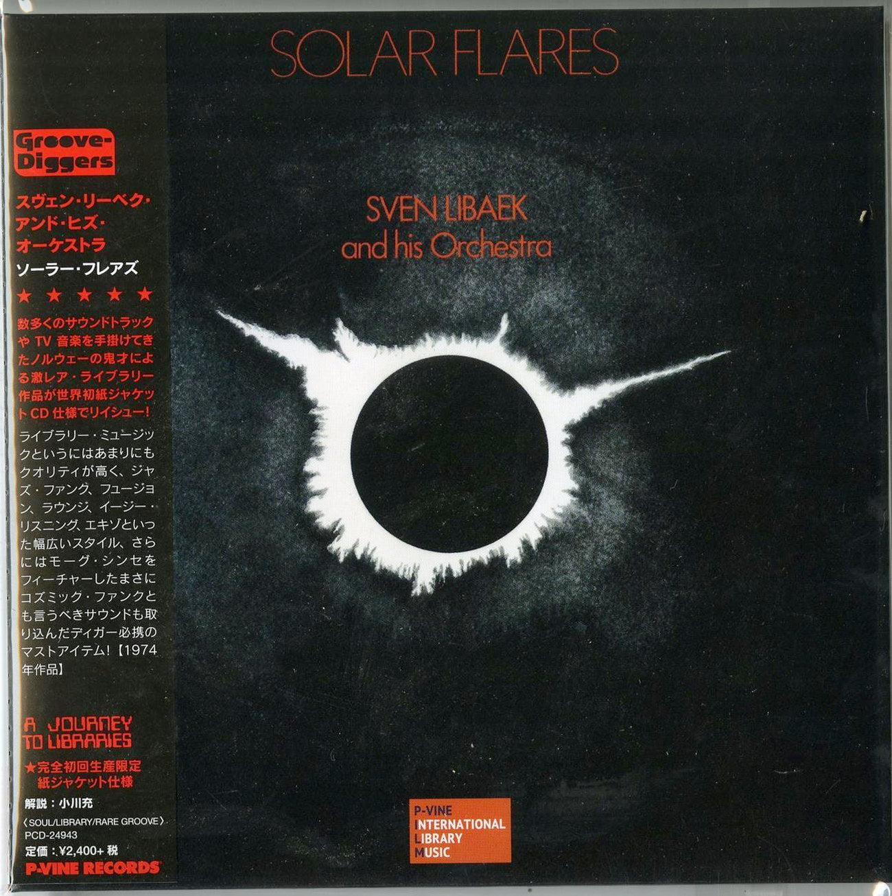 Sven Libaek And His Orchestra - Solar Flares - Japan Mini LP CD Limited Edition