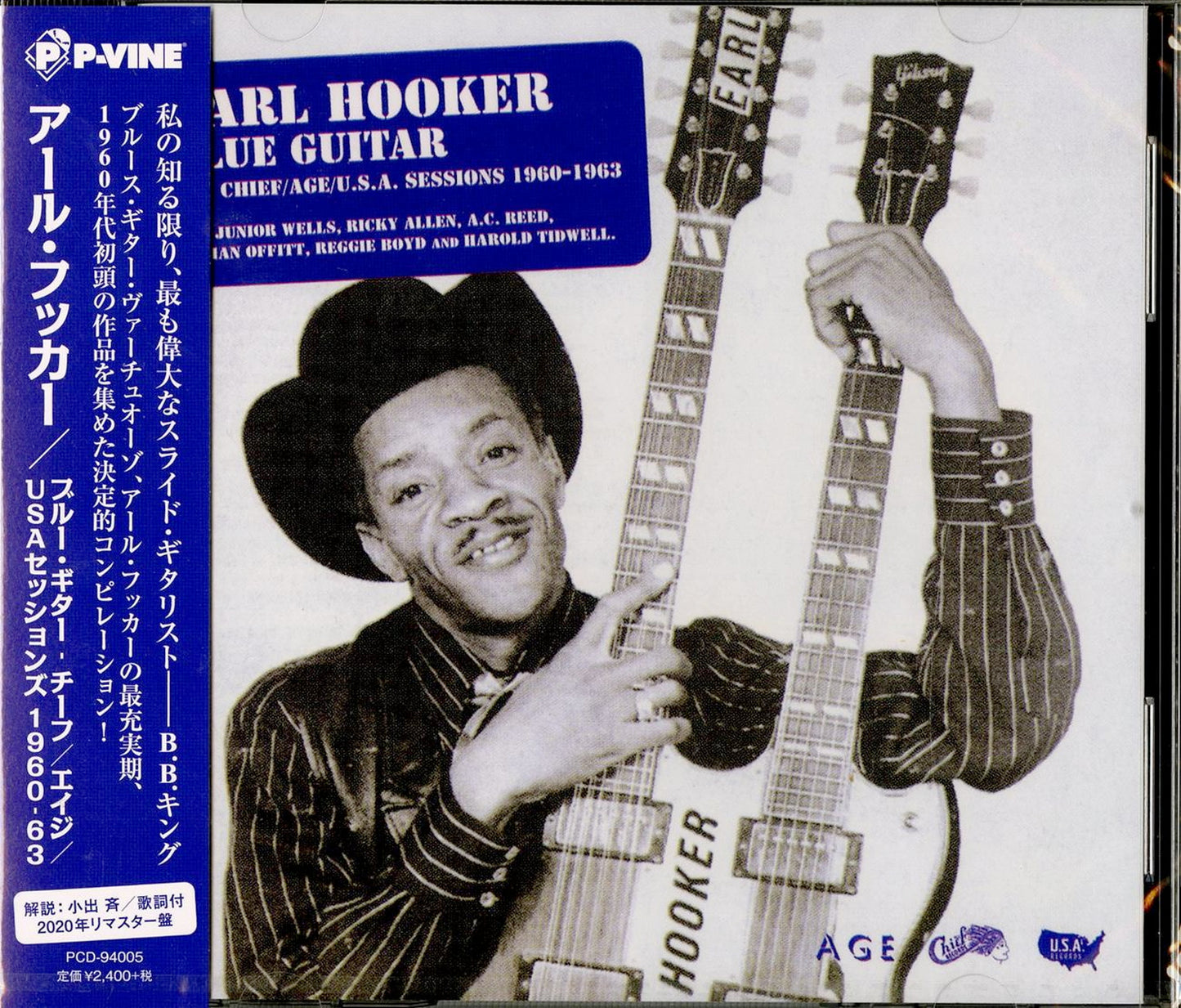 Earl Hooker - Blue Guiter The Chief / Age / U.S.A. Sessions 1960-1963 - Japan CD