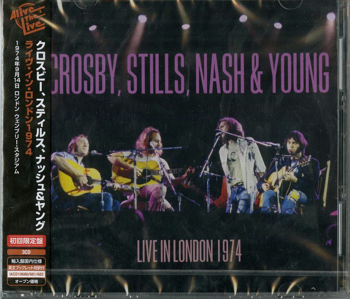 Crosby, Stills, Nash & Young - Live In London 1974 - Import 3 CD Limited Edition