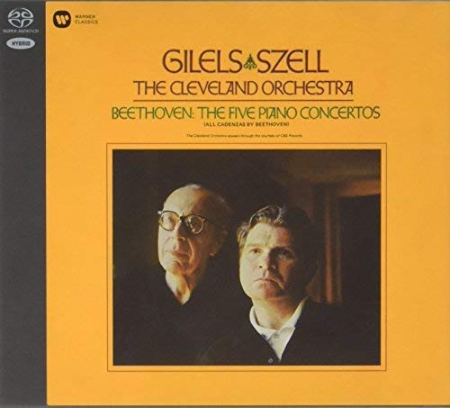 Emil Gilels (piano) - Beethoven: 5 Piano Concertos - Japan 3 SACD Hybrid