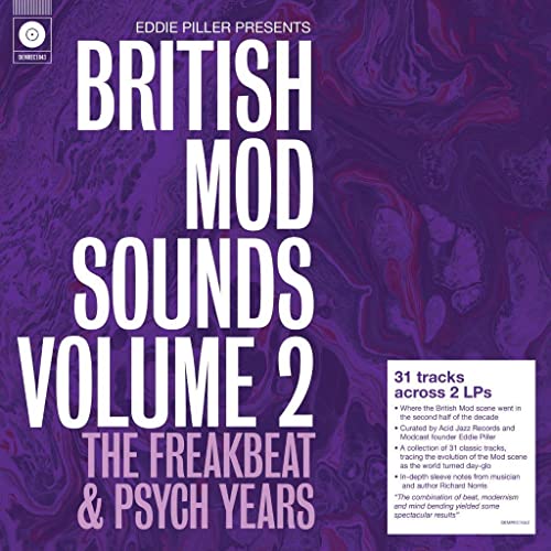Various Artists - Eddie Piller Presents British Mod Sounds Of The 1960s Volume 2: The Freakbeat & Psych Years - Import LP Record