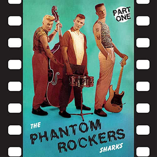 The Sharks (Psychobilly) - Phantom Rockers Part 1 (Colored 10 Vinyl) - Import LP Record