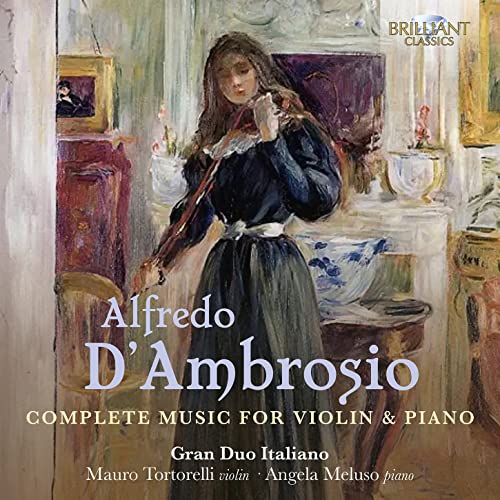 D'Ambrosio, Alfredo (1871-1914) - Complete Works for Violin & Piano : Tortorelli(Vn)Meluso(P)(3CD) - Import 3 CD