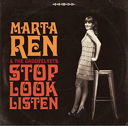 Marta Ren & The Groovelvets - Stop Look Listen<Clear Vinyl> - Import Vinyl LP Record