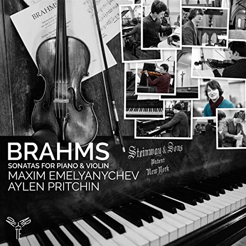 Brahms (1833-1897) - Violin Sonatas Nos.1, 2, 3, Scherzo : Aylen Pritchin(Vn)Maxim Emelyanychev(P) - Import CD