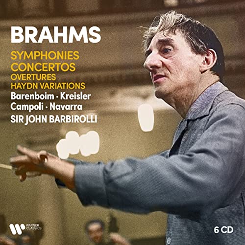 Brahms (1833-1897) - Complete Symphonies, Concertos, Orchestral Works : John Barbirolli / Vienna Philharmonic, New Philharmonia, Daniel Barenboim(P)etc (6CD) - Import 6 CD Box