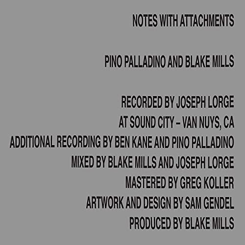 Pino Palladino 、 Blake Mills - Notes With Attachments - Import CD