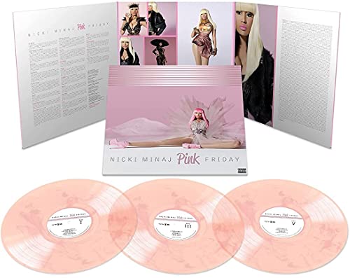 Nicki Minaj - Pink Friday (10th Anniversary)<Pink & White Swirl Vinyl> - Import LP Record
