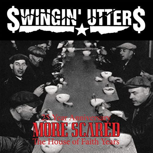 Swingin' Utters - More Scared<Black & White Vinyl> - Import LP Record