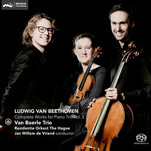 Beethoven (1770-1827) - Complete Piano Trios Vol.5 -Triple Concerto, Piano Trio No.8 : Van Baerle Trio, Jan Willem de Vriend / Hague Residentie Orchestra - Import SACD Hybrid