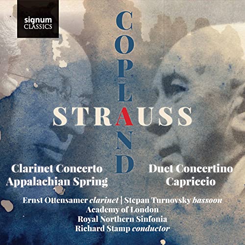Strauss, Richard (1864-1949) - R.Strauss Duet-Concertino, Copland Clarinet Concerto, etc : Ernst Ottensamer(Cl)Stepan Turnovsky (Fg)Richard Stamp / Academy of London, etc - Import CD