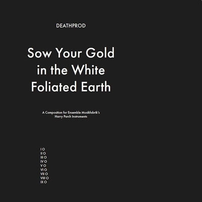 Deathprod - Sow Your Gold In The White Foliated Earth - Import CD