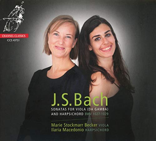 Bach (1685-1750) - (Viola)Gamba Sonatas Nos.1, 2, 3 : Maie Stockmarr Becker(Va)Macedonio(Cemb) - Import CD