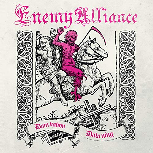 Enemy Alliance - Damnation Dawning (Rosa Vinyl) - Import LP Record