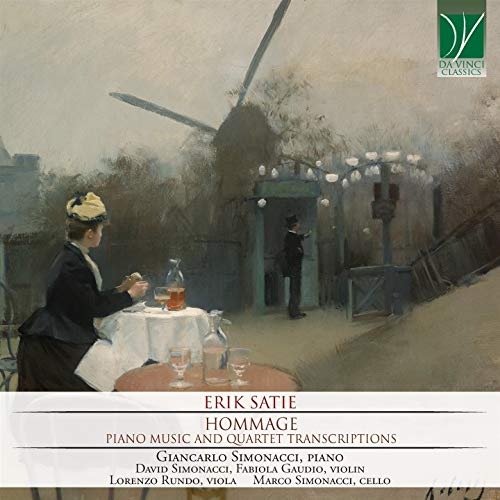 Satie (1866-1925) - Hommage-piano Music & Quartet Transcriptions: Simonacci(P)D.simonacci Gaudio Rundo M.simonacci - Import CD