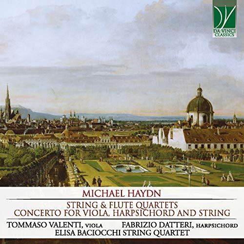 Haydn, Michael (1737-1806) - Concerto For Viola & Harpsichord, Flute Quartets: Valenti(Va)Datteri(Cemb)Wetherill(Fl)Elisa Baciocchi Sq - Import CD