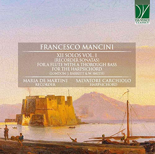 Mancini, Francesco (1672-1737) - Recorder Sonatas: De Martini(Rec)Carchiolo(Cemb) - Import CD