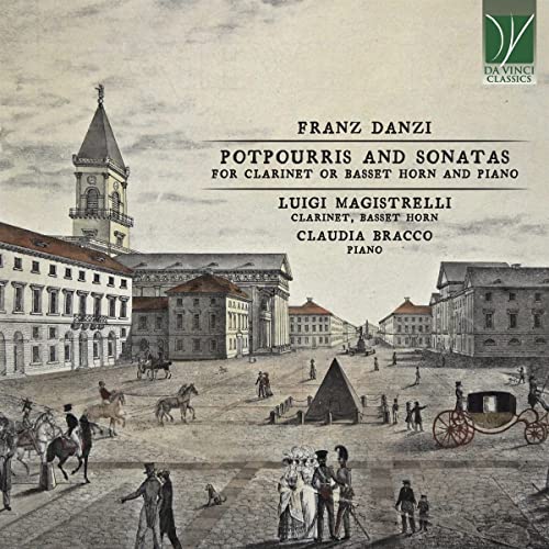 Danzi (1763-1826) - Potpourris & Sonates For Clarinet Or Basset Horn & Piano: Magistrelli(Cl)Bracco(P) - Import CD