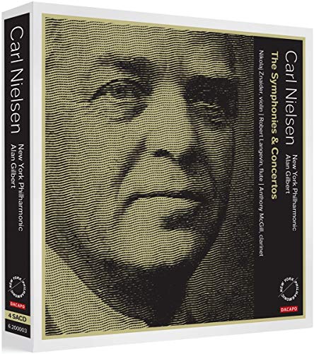Nielsen (1865-1931) - "Complete Symphonies, Concertos : A.Gilbert / New York Philharmonic, Znaider(Vn)Langevin(Fl)McGill(Cl)(4SACD)(Hybrid)" - Import 4 SACD Hybrid