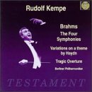 Rudolf Kempe - Brahms : Complete Symphonies / Berlin Philharmonic - Import 3 CD