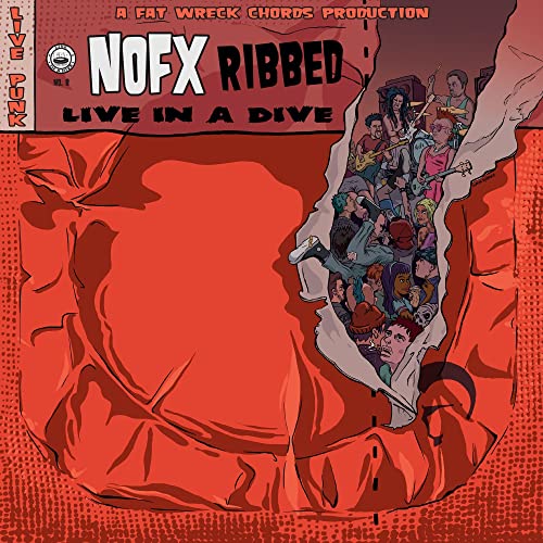 NOFX - Ribbed-Live in a Dive - Import LP Record