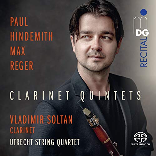 Hindemith (1895-1963) - Hindemith Clarinet Quintet, Reger Clarinet Quintet : Vladimir Soltan(Cl)Utrecht Strong Quartet (Hybrid) - Import SACD Hybrid