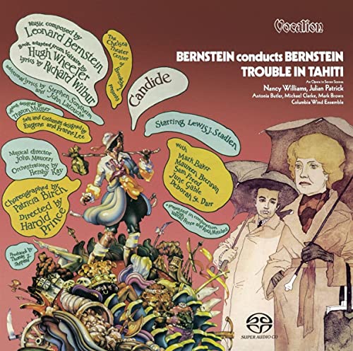 Bernstein, Leonard (1918-1990) - Trouble in Tahiti, Candide(adapted 1973): Leonard Bernstein / Columbia Wind Ensemble, Nancy Williams(Ms), John Mauceri / Orchestra (2SACD)(Hybrid) - Import 2 SACD Hybrid