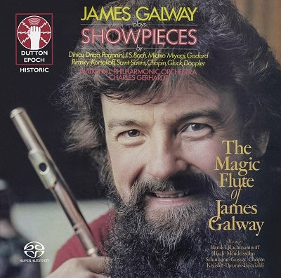 James Galway, Charles Gerhardt, National Philharmonic Orchestra. - James Galway plays Showpieces & The Magic Flute of James Galway : James Galway(Fl)Charles Gerhardt / National Philharmonic (Hybrid) - Import SACD Hybrid