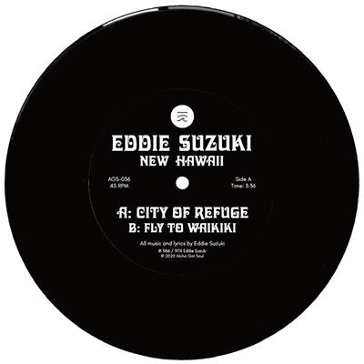 Eddie Suzuki - City of Refuge/Fly To Waikiki<Black Vinyl> - Import 7inch Records
