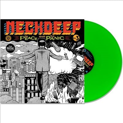 Neck Deep - Peace & The Panic (Neon Green) - Import LP Record
