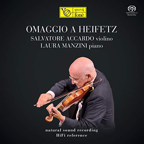 Salvatore Accardo and Laura Mancini. - Omaggio A Heifetz: Accardo(Vn)Manzini(P) - Import SACD Hybrid