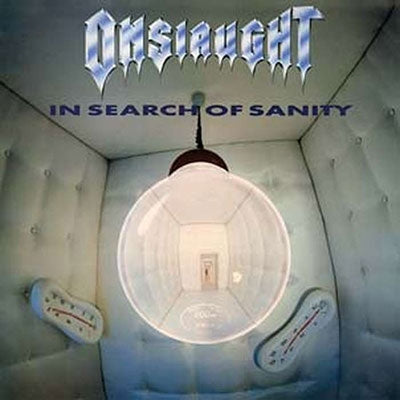 Onslaught - In Search Of Sanity - Import Grey with Black Splatter Vinyl 2 LP Record Limited Edition