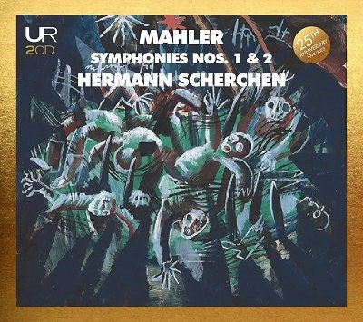Mahler (1860-1911) - Symphonies Nos.1, 2 : Hermann Scherchen / Royal Philharmonic, Vienna State Opera Orchestra, Coertse, L.West (2CD) - Import 2 CD