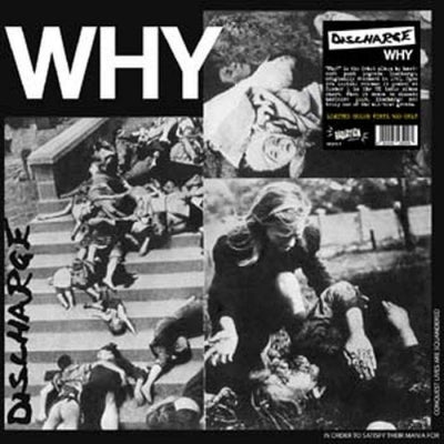 Discharge - Why - Import Red Vinyl LP Record Limited Edition