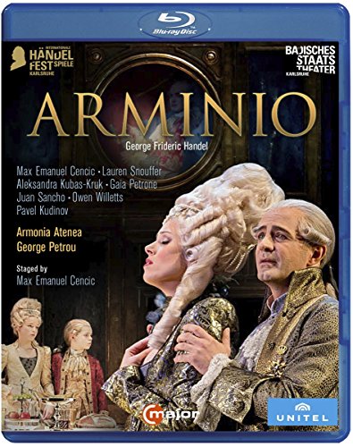 Handel (1685-1759) - Arminio : Cencic, Petrou / Armonia Atenea, Cencic, Petrone, Snouffer, etc (2017 Stereo) - Import Blu-ray Disc