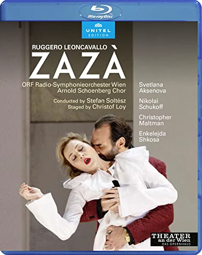 Leoncavallo, Ruggero (1857-1919) - Zaza : C.Loy, Soltesz / Vienna Rso, Aksenova, Schukoff, Maltman, Shkosa, etc (2020 Stereo) - Import Blu-ray Disc