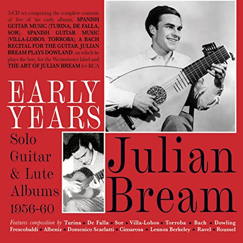 Julian Bream - Early Years - Solo Guitar & Lute Albums 1956-60 - Import 3 CD